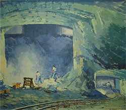 inpage mine oil painting