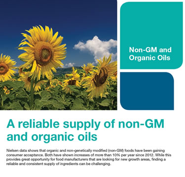 Non-GMO and Organic Oils Offerings