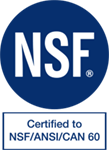 NSF logo for water