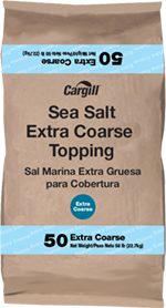 sea salt extra coarse topping
