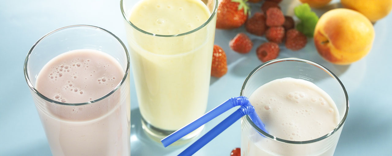 dairy and soy drinks