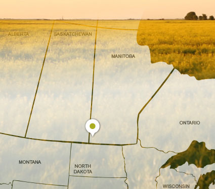 Manitoba map