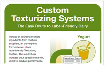 Cargill's custom texturizing solutions.