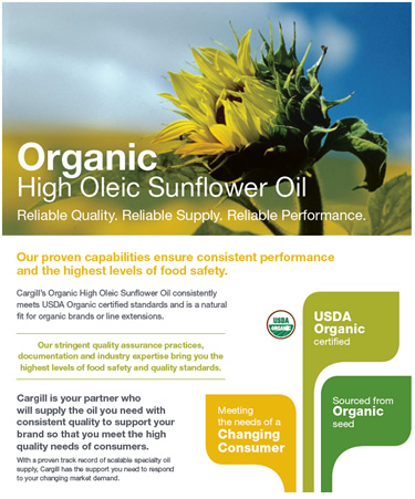 Organic HOSUN sell sheet