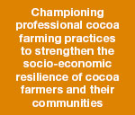 Cocoa Sustainability Home Icons - Farmer Livelihoods On