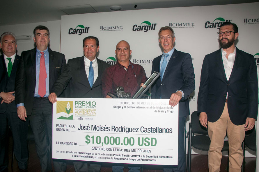 Cargill CIMMYT 2017 award Jose Moises Rodriguez Castellanos