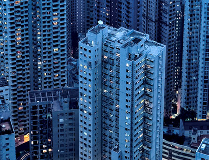 Tall city buildings Tall city buildings
