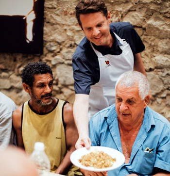a community kitchen in Rio de Janeiro