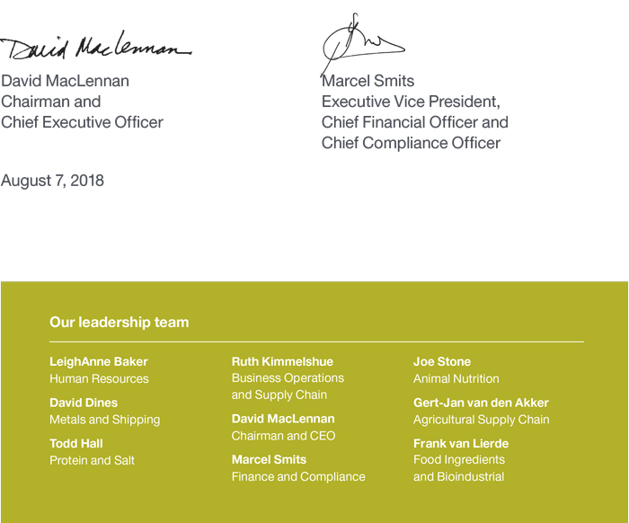 Cargill leadership