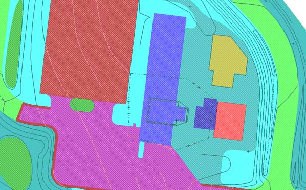 Cayuga Mine #4 Shaft Project Rough grading plan