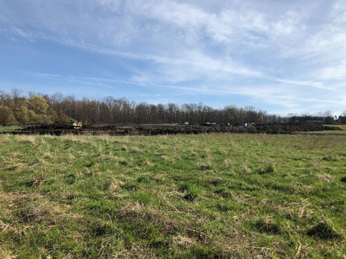 Cayuga Mine #4 Shaft Project Dirt work in progress