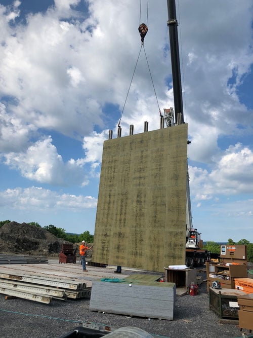 Cayuga Mine #4 Shaft Project Form work delivered to site - July 2019 Cayuga Mine #4 Shaft Project Form work delivered to site - July 2019