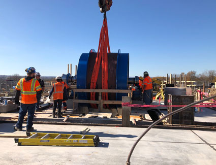 inpage mine shaft 4 project hoist installation