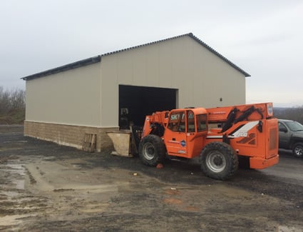 inpage mine shaft 4 project Jan 2020 maintenance bldg walls