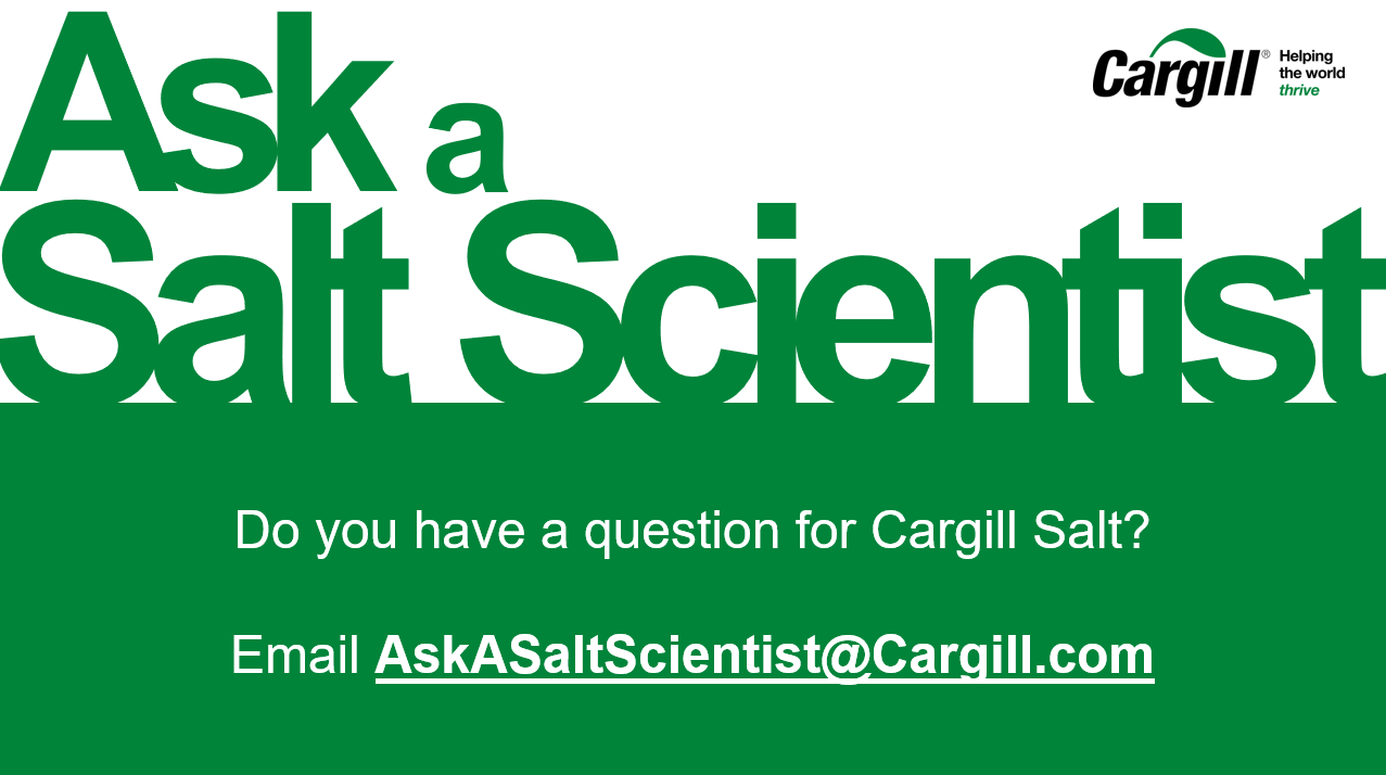 Ask A Salt Scientist