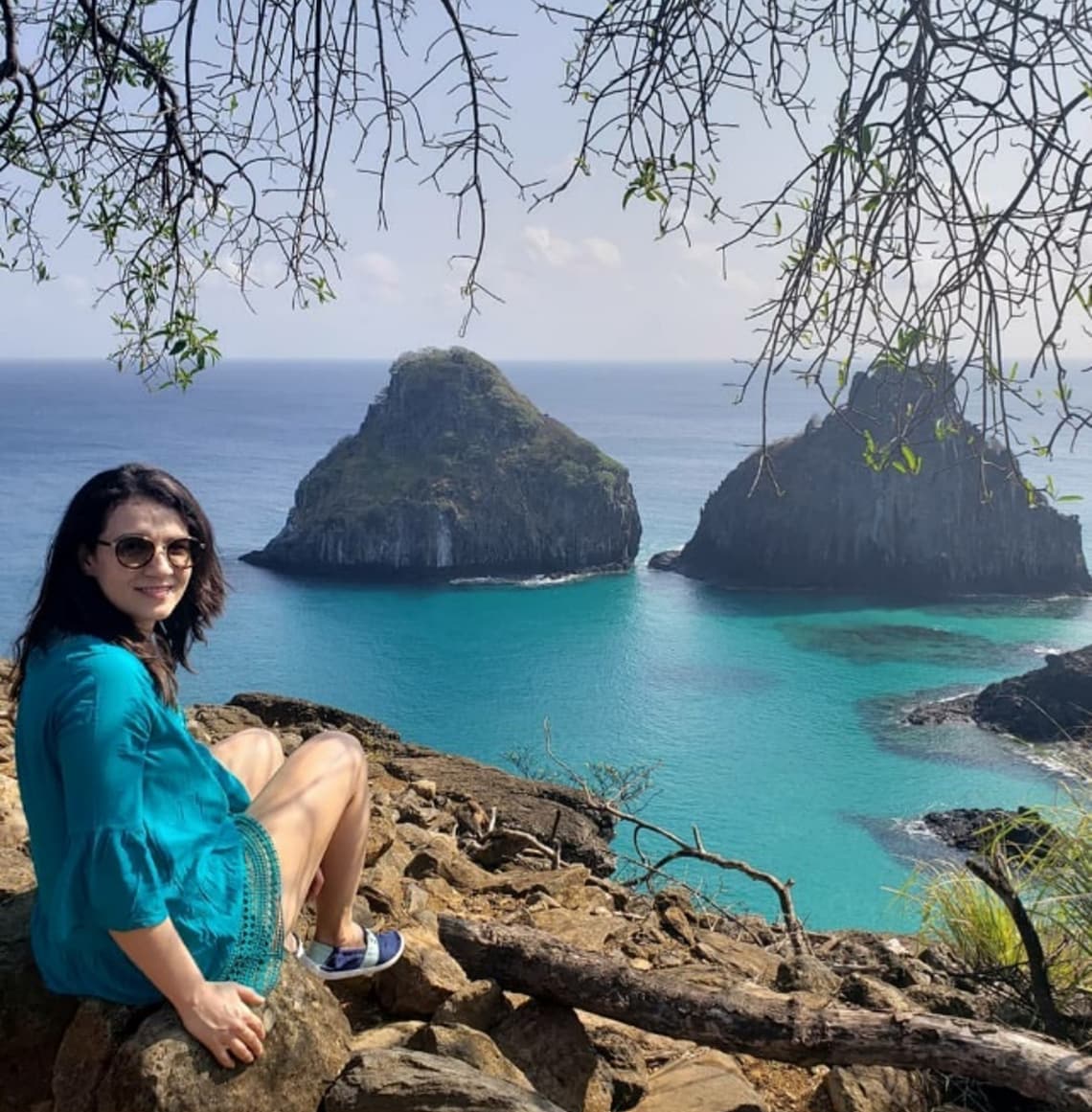 Cleysiane at Fernando de Noronha, an island nature preserve off the coast of Brazil. Cleysiane at Fernando de Noronha, an island nature preserve off the coast of Brazil.