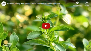 Click to play Reformulating with Stevia video | Cargill