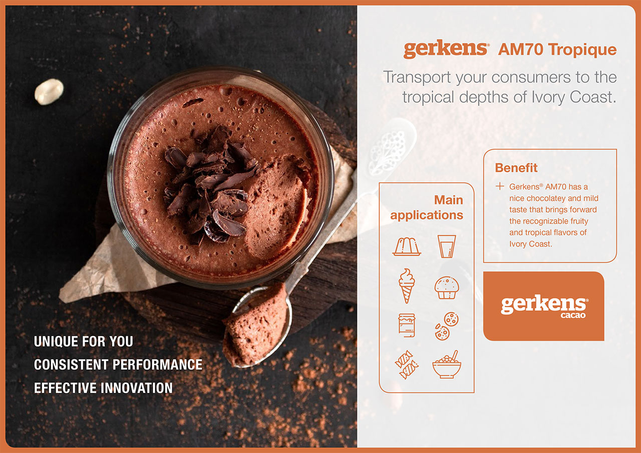 Gerkens Cocoa Powder - AM70 - Product Sheet - Page 1