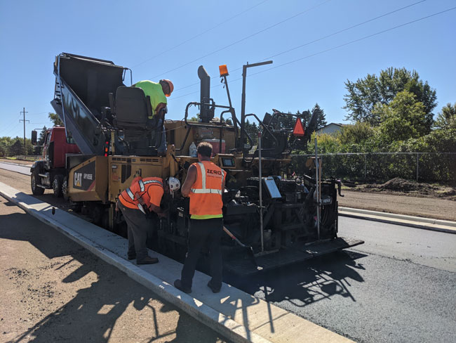 Paving Crew in Wright County