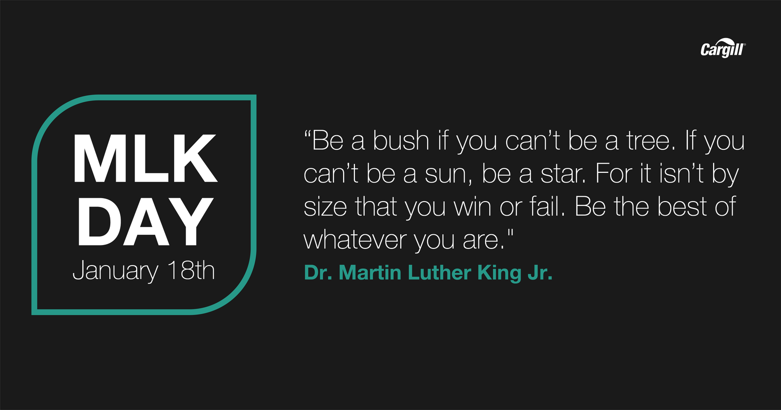 Martin Luther King Jr Day we reflect -body