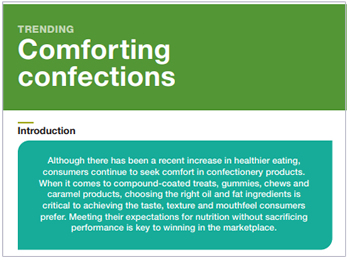 Comforting Confections Infographic