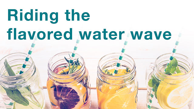 Sweet Beverage Stories - Flavored Waters