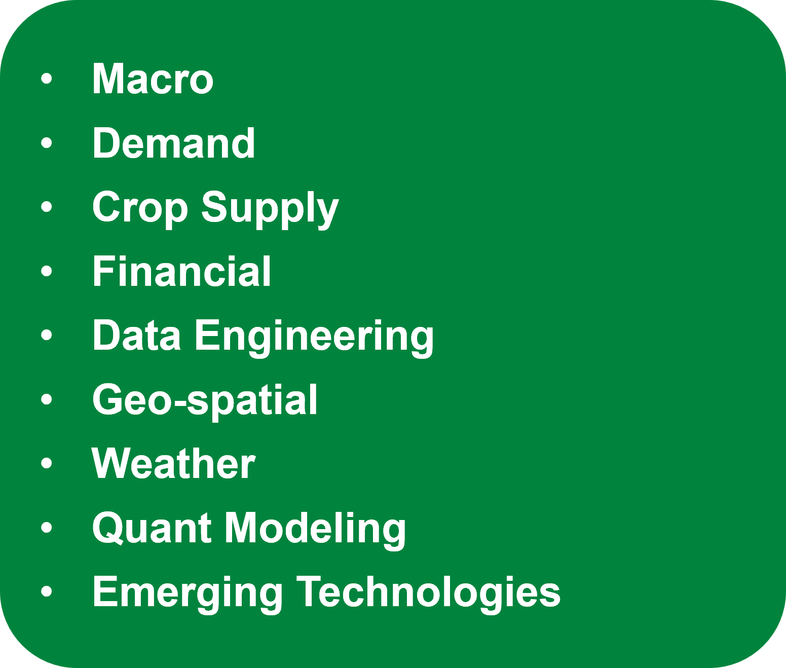 Our globally integrated trading analytics