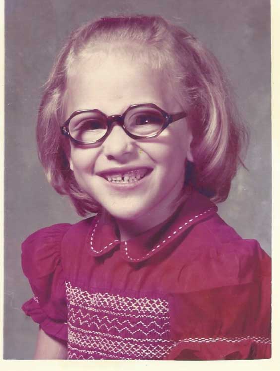 Treva Smith as a child