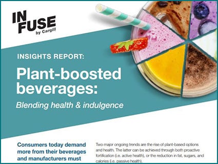 INFUSE by Cargill - plant-boosted beverages Insights Report