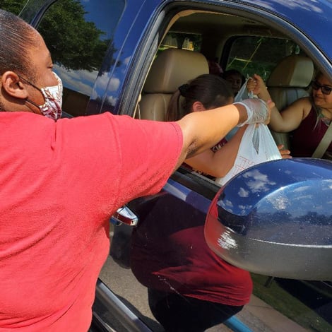 food drive in action image