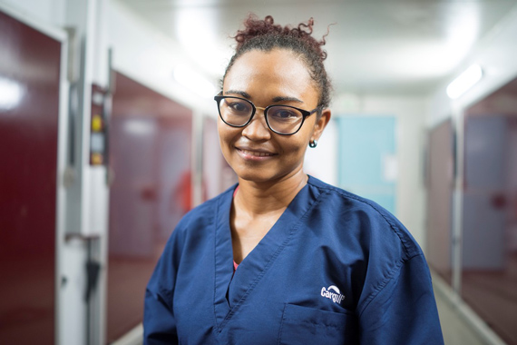 Merlys Altahona - Colombian Chicken hatchery plant operator 