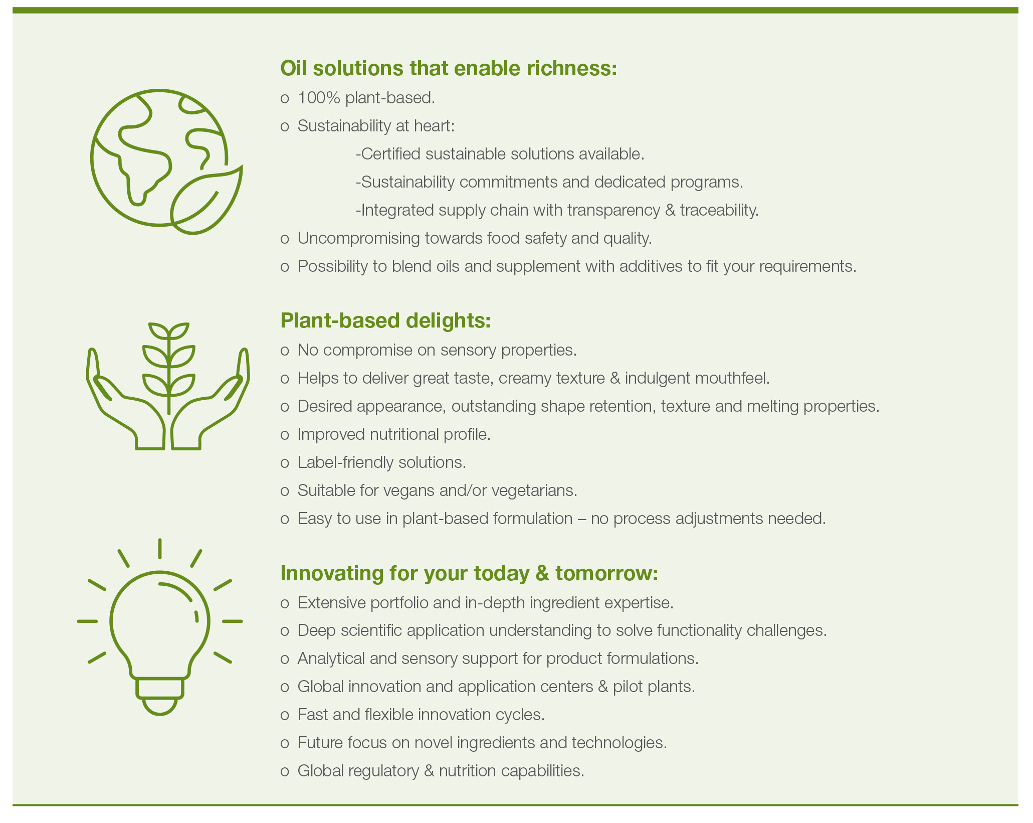 Cargill Oils for plant-based dairy alternatives solutions
