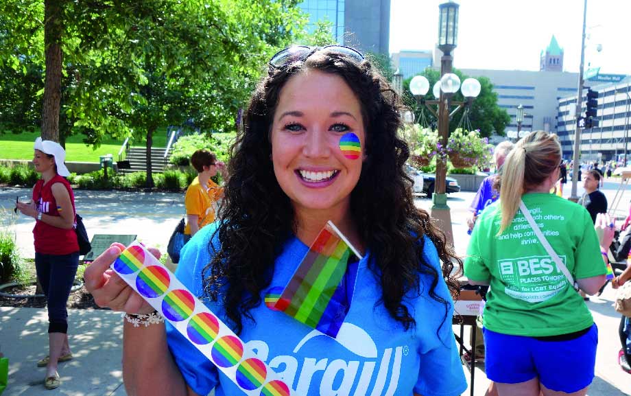 Cargill employees at Pride parade image