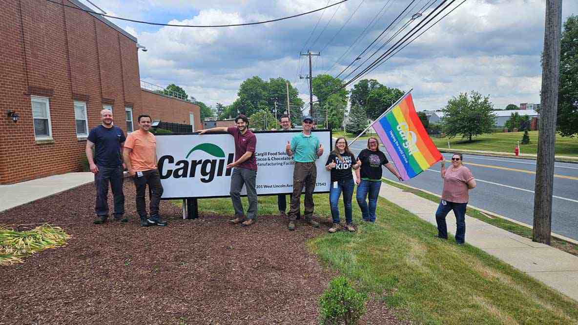 Cargill employees at Pride parade image