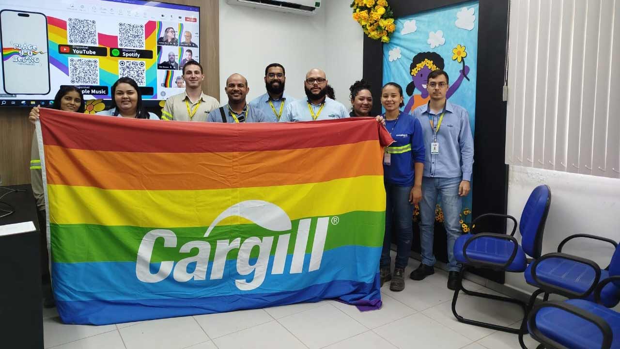 Cargill employees at Pride parade image