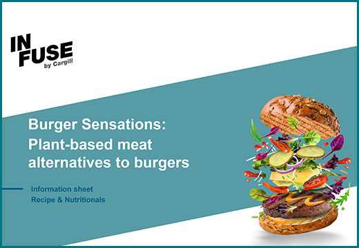 INFUSE by Cargill - Plant-based Burger Product Leaflet