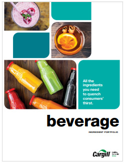 Beverages Ingredients Supplier | Cargill Food & Beverage