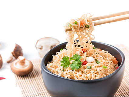 Modified starch solutions for culinary - noodles