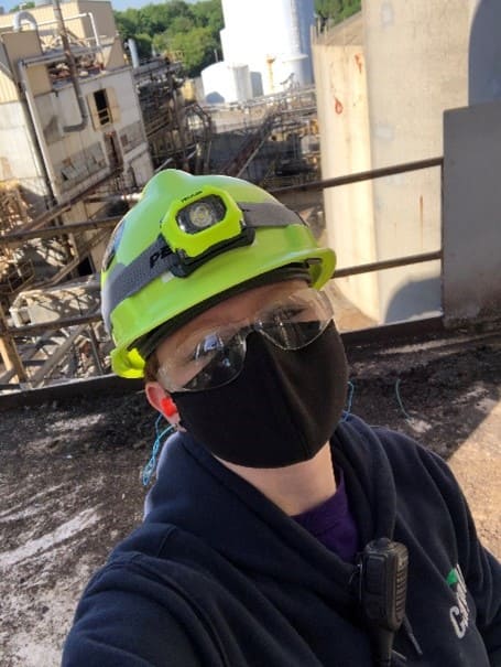 Sophie during her Cargill internship. Sophie during her Cargill internship.