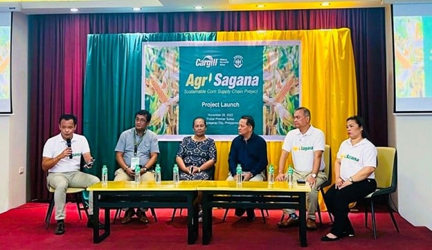 From left to right: Francis Macatulad, Executive Director, ASSIST; Paul Vincent Balao, Regional Corn Coordinator, Department of Agriculture Region II; Professor Josie Ong, Director for Extension, Cagayan State University; Dr. Jonathan Nayga, Dean of Colle