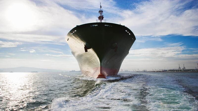 ship at sea image