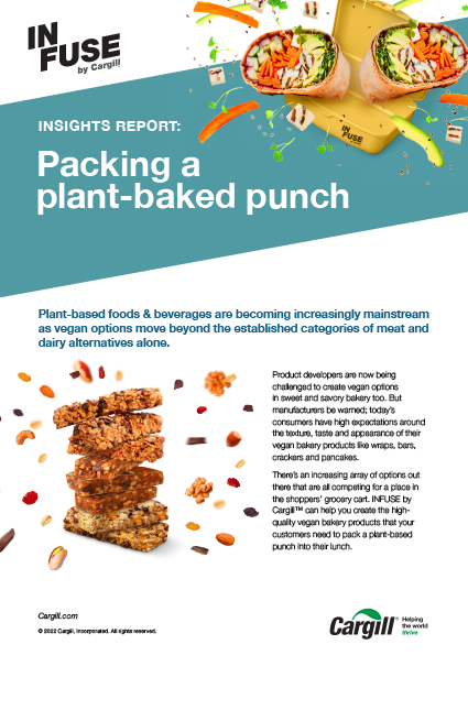Infuse by Cargill - Packing a Plant-baked Punch Insights Report 2022 Infuse by Cargill - Packing a Plant-baked Punch Insights Report 2022