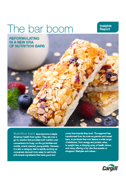 Nutrition Bars Insights Report 2018