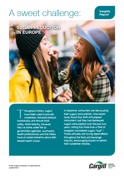 Sugar Reduction Trends Insights Report February 2021 Sugar Reduction Trends Insights Report February 2021