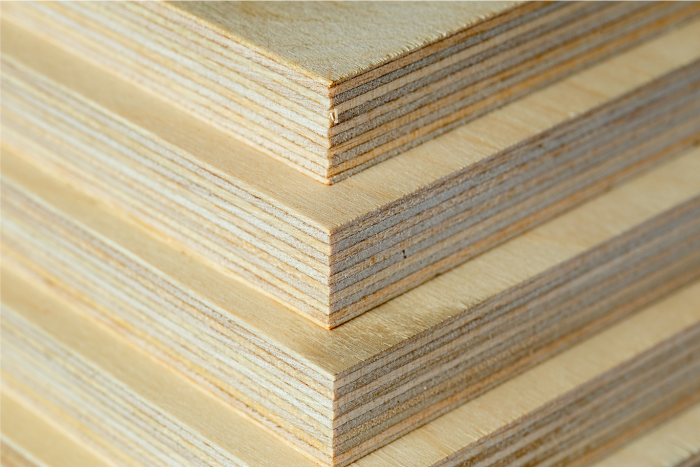 Stacked plywood