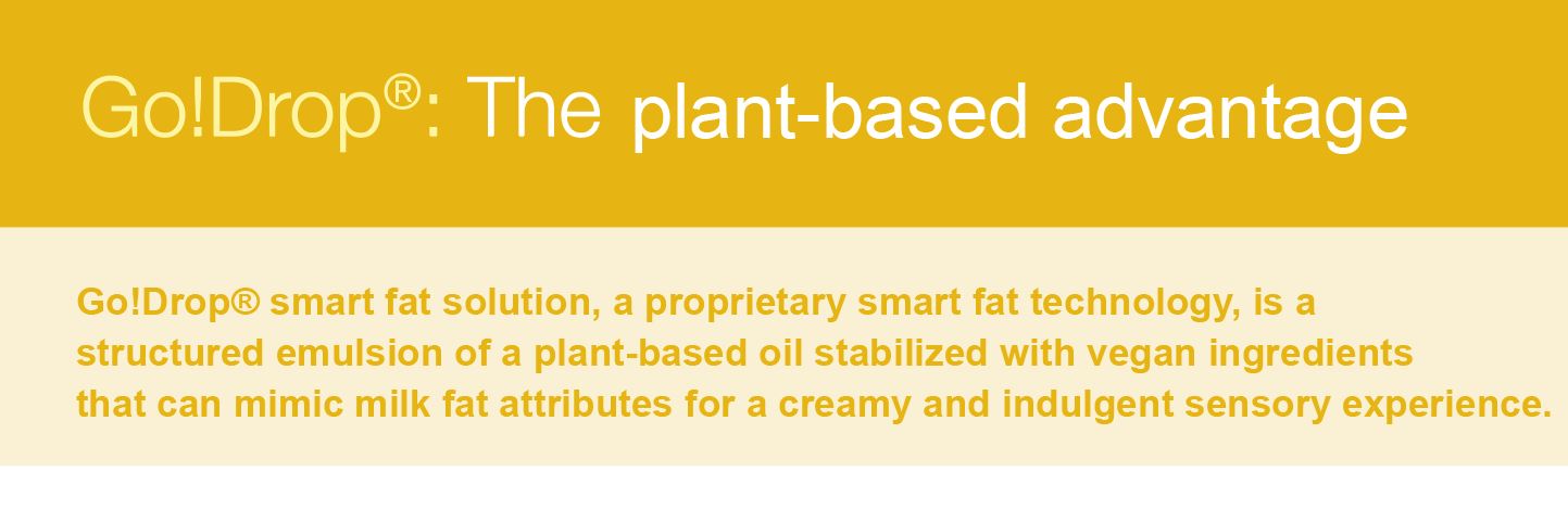 The plant-based advantage - GoDrop smart fat solution for Ice Cream
