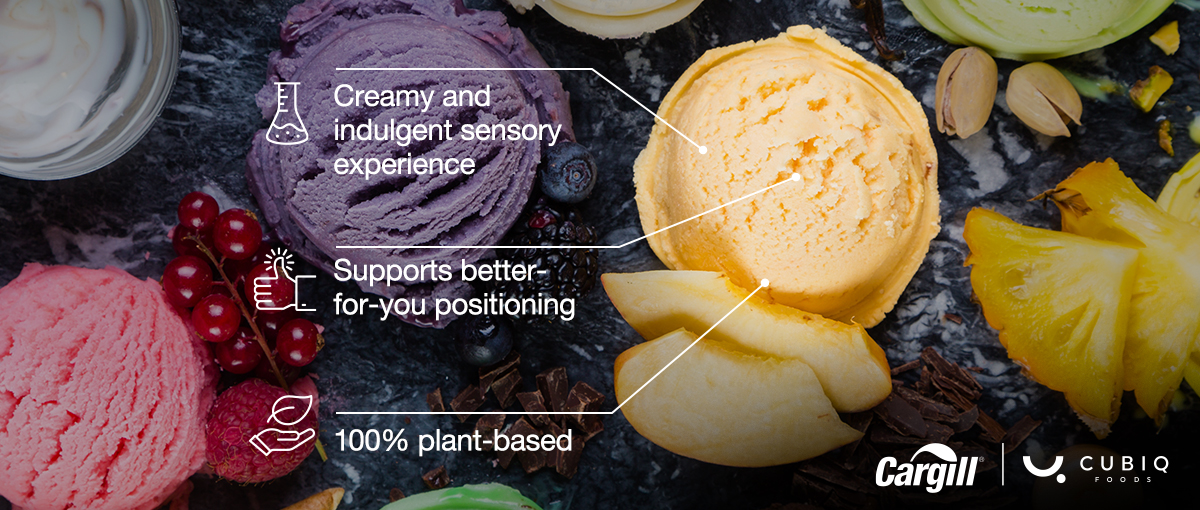Plant-based ice cream alternatives smart fats