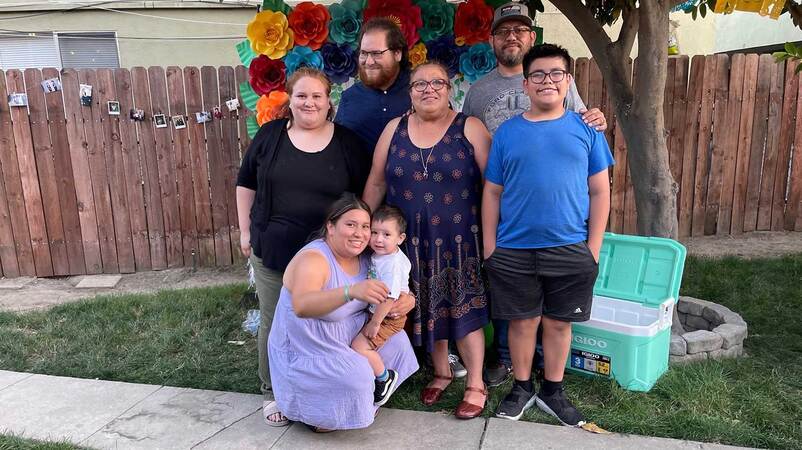 Mexican family during a gathering. Mexican family during a gathering.
