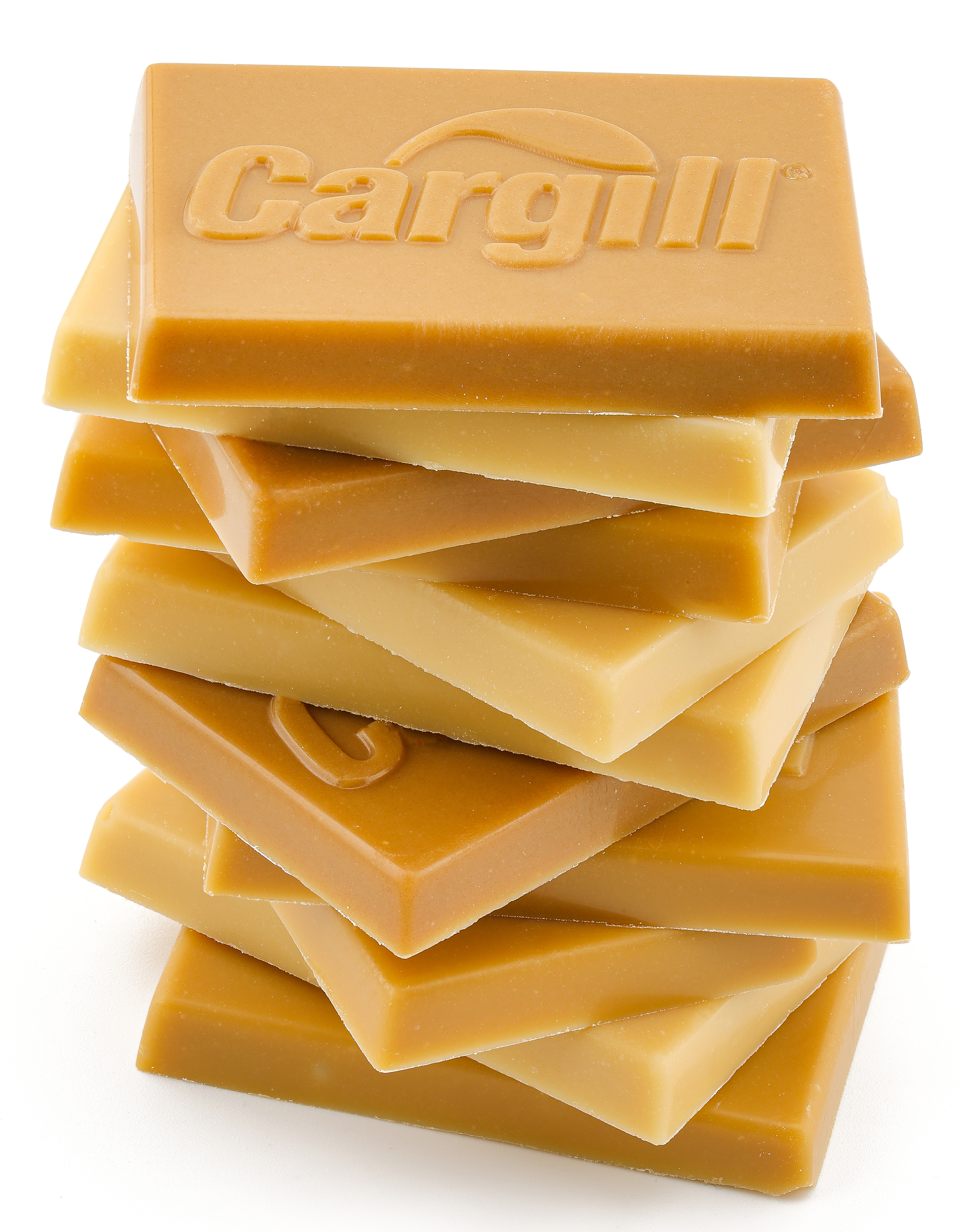 White chocolate caramel selection