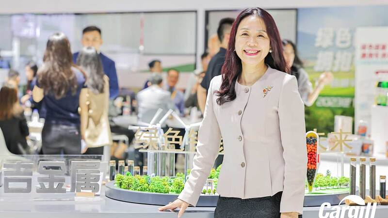 President of Cargill’s business in China posing during CIIE.